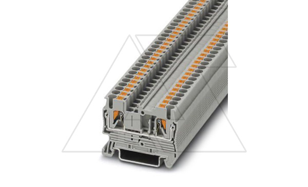 Клемма проходная PT 2,5 /5,2mm, push-in, 2 присоед., 2,5(max 4)mm2, 24A, 800V, серая Клемма проходная PT 2,5 /5,2mm, push-in, 2 присоед., 2,5(max 4)mm2, 24A, 800V, серая