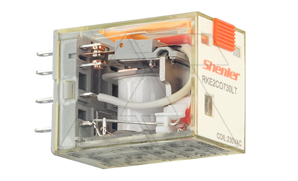 Реле RKE2CO730LT, 2CO, 7A(250VAC/30VDC), 230VAC, мех. индикация, тест-кнопка с блокировкой, LED Реле RKE2CO730LT, 2CO, 7A(250VAC/30VDC), 230VAC, мех. индикация, тест-кнопка с блокировкой, LED