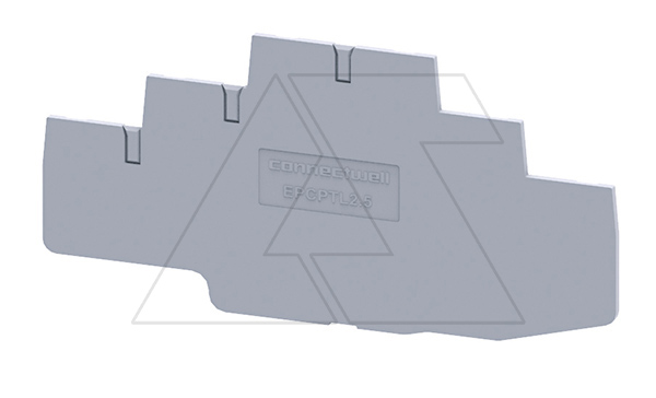 Крышка концевая EPCPTL2.5 /1,5mm, для клемм CPTL2.5,CPTLG2.5, серая Крышка концевая EPCPTL2.5 /1,5mm, для клемм CPTL2.5,CPTLG2.5, серая