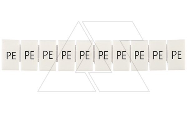Маркировка клеммных модулей CA509/K5/H/PE для клемм 5mm, гориз. "PE" (упак. 100шт.) Маркировка клеммных модулей CA509/K5/H/PE для клемм 5mm, гориз. "PE" (упак. 100шт.)