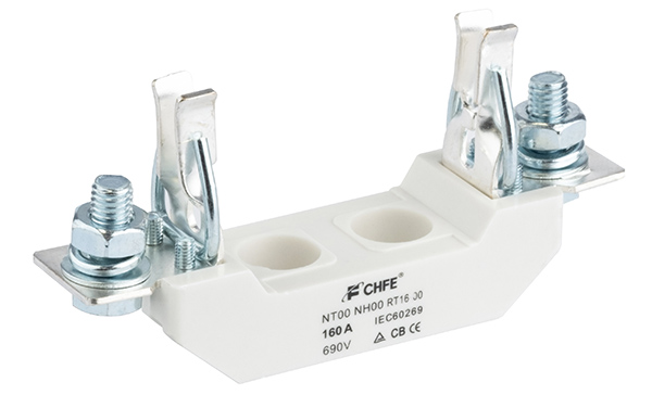 Держатель для вставок плавких RT16-00, 1P, 160A, 690VAC, накладной монтаж, для NH000/NH00C/NH00