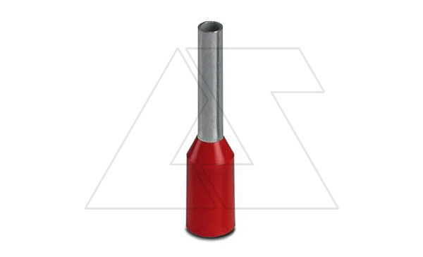 Кабельный наконечник AI 1 - 8 RD изолированный, сечение 1mm2, длина 8mm, красный (упак. 100шт.) Кабельный наконечник AI 1 - 8 RD изолированный, сечение 1mm2, длина 8mm, красный (упак. 100шт.)