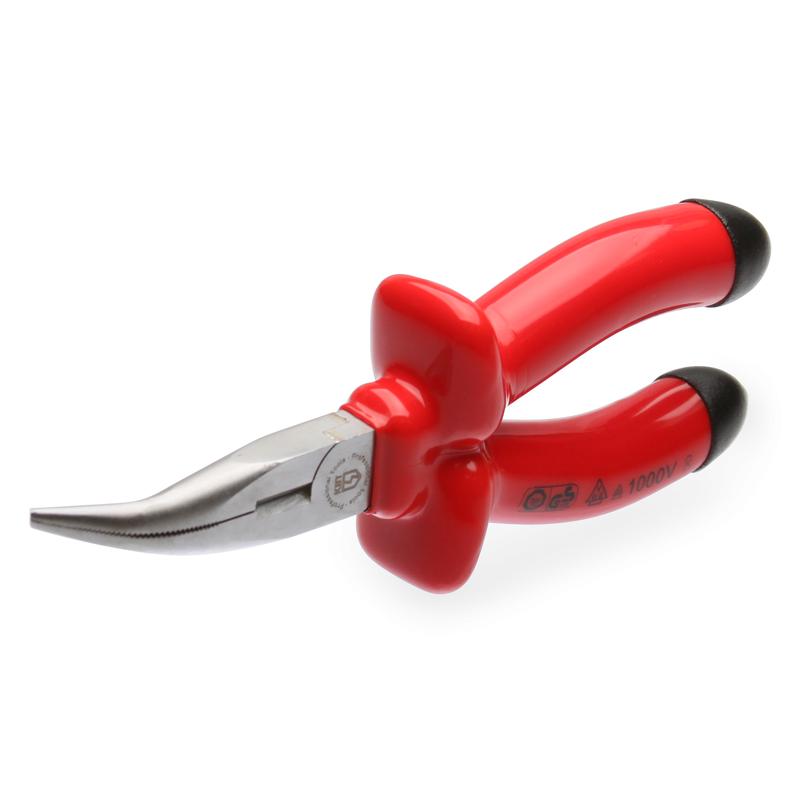 Длинногубцы диэлектрические изогнутые "Эксперт" 200 (КВТ)