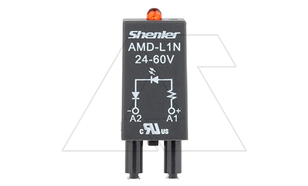 Модуль AMD-L1N, красный LED, 24_60VAC/DC, черный, для SRU, SKF14, SKC, SKB, STB, SRC*-E, SRB, GZT, GZM, GZS, GZMB, ES32 Модуль AMD-L1N, красный LED, 24_60VAC/DC, черный, для SRU, SKF14, SKC, SKB, STB, SRC*-E, SRB, GZT, GZM, GZS, GZMB, ES32