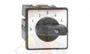 Переключатель ONSO51PB, тип 0-1-2-3-4-5, 25А, 1н.о./на 1,2,3,4 и 5, IP65, монтаж на дверь от интернет-магазина amperkin.by