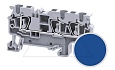 Клемма проходная CX4/3BU /6x70,5mm, пружинная, 3 присоед., 4(max 6)mm2, 32A, 1000V, синяя от интернет-магазина amperkin.by Клемма проходная CX4/3BU /6x70,5mm, пружинная, 3 присоед., 4(max 6)mm2, 32A, 1000V, синяя от интернет-магазина amperkin.by