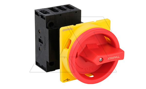 Выключатель нагрузки UKP1-425/EA/SVB, 3Р+N, 25А/AC21, 7.5kW/AC23A, 440VAC, красная блок. рукоятка, монтаж на дверь, IP20(контакты)/IP65(фронт)