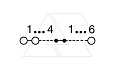 Клемма потенциальная PTU 35/4X6/6X2,5 /16,3mm, гибридная, 1 присоед. x35mm2, 4 присоед. x6mm2, 4 присоед. x2,5mm2, 105A, 1000V, серая от интернет-магазина amperkin.by
