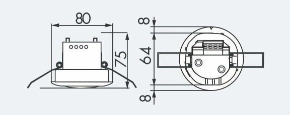 Датчик освещенности B.E.G. CdS-DALI/DSI-FC от интернет-магазина amperkin.by