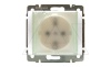 Galea Life - Розетка 2P+E нем. стдарт, IP44, White