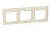 Valena - Рамка 3 поста верт/гориз, слоновая кость (инд. упаковка)