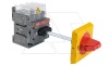 Выкл. нагрузки OT80F3HY5X6ST2, 80A 3P с желто-красной выносной блок. рукояткой на 3 замка OHYS2AJ IP65 и осью OXS6X120