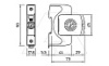 Разрядник V50-1-280, 1P, It(10/350)=12,5кА, It(8/20)=50кА, Up=1.3кВ, В+C от интернет-магазина amperkin.by