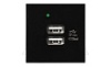 Noen - Розетка 2хUSB, 2М, 5V, 2,1A, черная от интернет-магазина amperkin.by