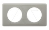 Celiane - Рамка 2 поста серый глянец