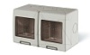 Корпус настенного монтажа 2+2M, 137x82x66mm, IP55, UNIBOX от интернет-магазина amperkin.by