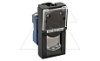Mosaic - Розетка RJ-45 Кат. 6 UTP, 1М, с окном маркировки, матовый черный от интернет-магазина amperkin.by