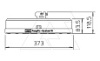 Основание F-FIX-16 бетонное, для молниеприемного стержня Ø16мм, 16кг, 373х84мм, с клеммой и подложкой от интернет-магазина amperkin.by