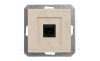 OPAL - Розетка RJ-45 UTP кат.6, бежевый