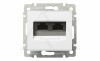 Valena - Розетка 2хRJ-45 UTP CAT6E, белая
