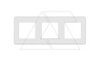 Inspiria - Рамка 3 поста (белая) от интернет-магазина amperkin.by
