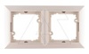 OPAL - Рамка 2 поста, бежевый от интернет-магазина amperkin.by