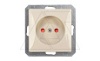 OPAL - Розетка 2P, со шторками, бежевый от интернет-магазина amperkin.by