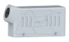 Корпус разъема, размер H24B, кабельный, угловой ввод M25, металл, IP65, RAL 7037 от интернет-магазина amperkin.by