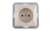 OPAL - Розетка 2P, бежевый