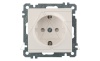 21 - Розетка 2P+E, защ. шторки, белый