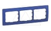 Galea Life - Рамка Metallic на 3 поста горизонтальная,Magic Blue от интернет-магазина amperkin.by