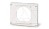 Пластрон 136x125mm с отверстием 84x106mm, с уплотнителем, IP66 от интернет-магазина amperkin.by