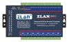 Станция удаленного ввода/вывода ZLAN6808-3-EU, 8DI, 8RO, 8AI (4..20MA), RS-485 (Modbus RTU), Ethernet (Modbus TCP), 24VDC, EU, DIN35