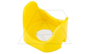 Козырек защитный от случайных нажатий, желтый, для кнопок 22mm, d=40mm, h=40mm