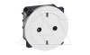 Celiane - Розетка 2P+E, с плоской лицевой панелью, пруж. зажимы, защ. шторки, белый