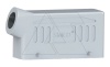 Корпус разъема, размер H24B, кабельный, угловой ввод M25, металл, IP65, RAL 7037