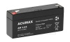 Батарея аккумуляторная Acumax AM3.4-6, T1, 6V/3.4Ah, 60(66)x134x34 HxLxW, 0.67kg, 6-9 лет