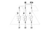 Разрядник V50-3-280, 3P, It(10/350)=37,5кА, It(8/20)=120кА, Up=1.3кВ, В+C от интернет-магазина amperkin.by