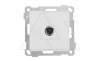 21 - Розетка TV, проходная, белый
