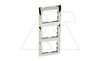 Galea Life - Рамка Metallic на 3 поста вертикальная, Chrome от интернет-магазина amperkin.by