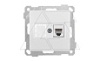 21 - Розетка телефонная 1хRJ-12, белый от интернет-магазина amperkin.by