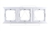 OPAL - Рамка 3 поста, белый