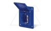 Розетка встраиваемая 16A, SCHUKO с шторками 2P+E, 200_250VAC 50/60Hz, уст. 70x87mm, IP54, серия DOMO от интернет-магазина amperkin.by