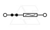 Клемма с держателем предохранителя CXF4L110-240V /6x65,4mm, пружинная, 2 присоед., 4(max 6)mm2, 10A, 1000V, LED 110-240V, серая от интернет-магазина amperkin.by