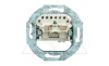 Basic 55 - Розетка компьютерная RJ-45 UTP, Cat.5E, 1 гнездо, 8 контактов (шато-черный, лицевая панель, блистер)