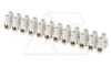 Клеммник T85 разрезаемый, 12шт, 41A 6mm², 450VAC, GWT850, полипропилен, белый, CONNECTO от интернет-магазина amperkin.by