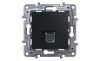 Etika - Розетка 1хRJ-45 UTP CAT6 (антрацит) от интернет-магазина amperkin.by