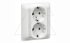 Galea Life - Розетка 2х2P+E нем.стд. в сборе, White от интернет-магазина amperkin.by