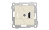 Rita - Розетка 1xHDMI, сл.кость от интернет-магазина amperkin.by