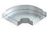 Секция RBM 90 630 FS угловая 90°, горизонтальная, для лотка 60Х300 (ВХШ), конв. оцинк. от интернет-магазина amperkin.by